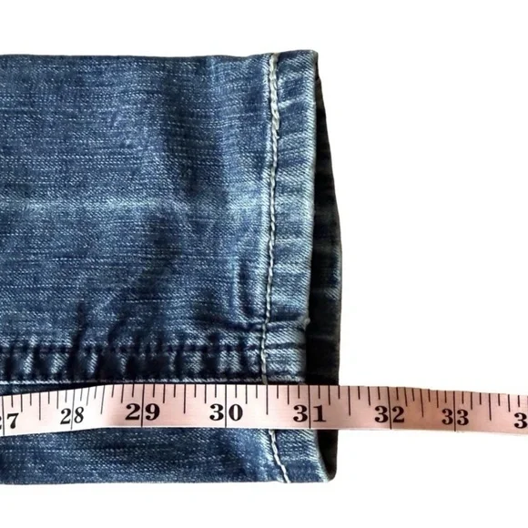 🌙 YMI JEANS Low-Rise Skinny Distressed Denim Size 3 👖 - Picture 11 of 14